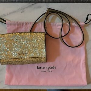 NWOT Gold Kate Spade Purse